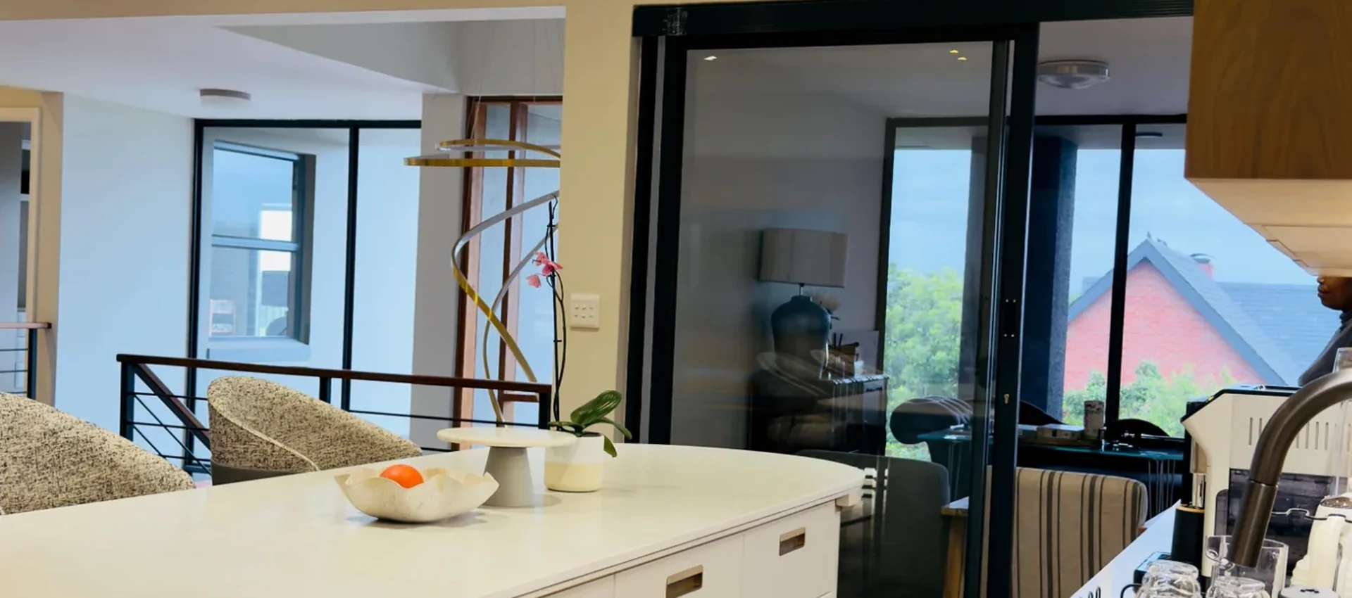Contemporary custom residential kitchen